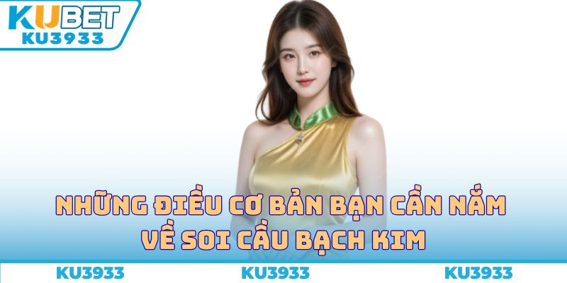 Những điều cơ bản bạn cần nắm về soi cầu bạch kim